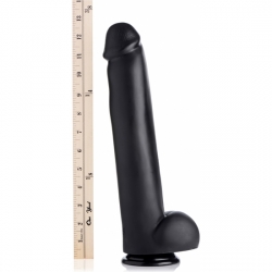 THE MASTER PENE CON BASE DE SUCCIÓN 32CM - NEGRO