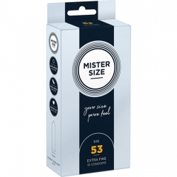 MISTER SIZE 53MM - PACK DE 10 PRESERVATIVOS