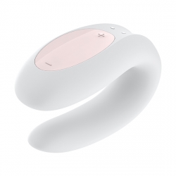 SATISFYER DOUBLE JOY CON APP ORO BLANCO/ROSA