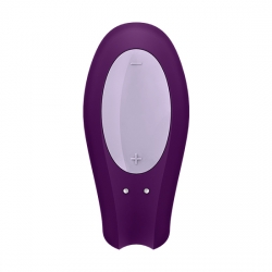 SATISFYER DOUBLE JOY CON APP MORADO