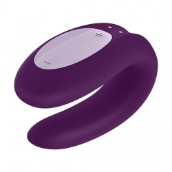 SATISFYER DOUBLE JOY CON APP MORADO