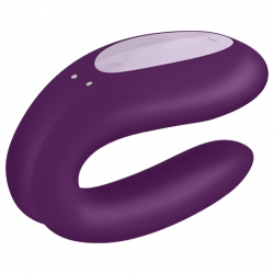 SATISFYER DOUBLE JOY CON APP MORADO