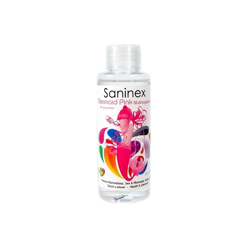 SANINEX MERMAID PINK MULTIORGASMIC - SEX & MASSAGE OIL 100ML