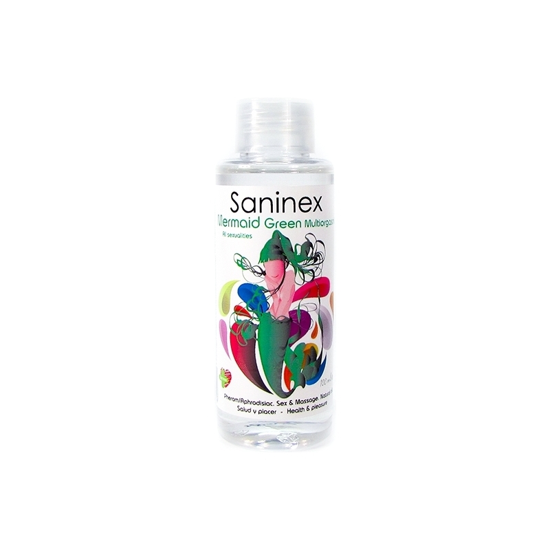 SANINEX MERMAID GREEN MULTIORGASMIC - SEX & MASSAGE OIL 100ML