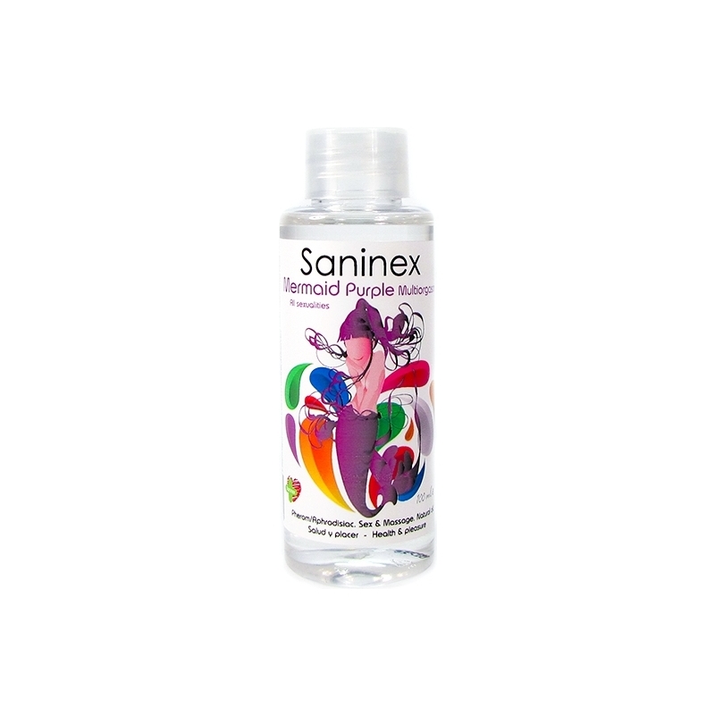 SANINEX MERMAID PURPLE MULTIORGASMIC - SEX & MASSAGE OIL 100ML