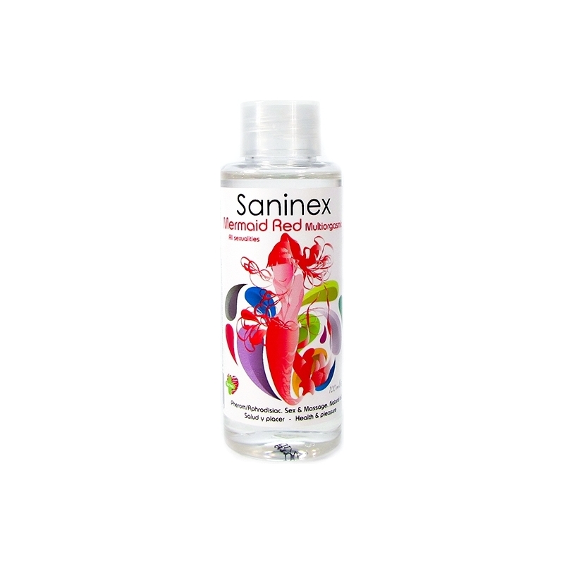 SANINEX MERMAID RED MULTIORGASMIC - SEX & MASSAGE OIL 100ML