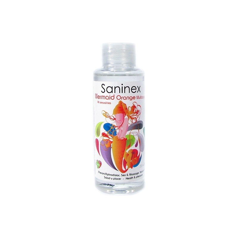 SANINEX MERMAID ORANGE MULTIORGASMIC - SEX & MASSAGE OIL 100ML