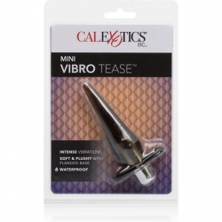 MINI VIBRO TEASE - PLUG VIBRADOR GRIS