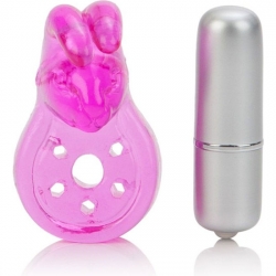 MICRO VIBE AROUSER BUNNY - ANILLO VIBRADOR ROSA