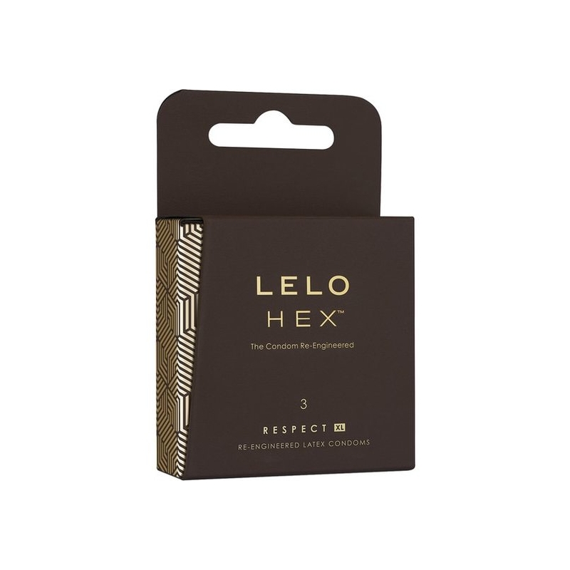 LELO HEX PRESERVATIVOS RESPECT XL 3UDS