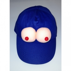 GORRA AZUL TETAS