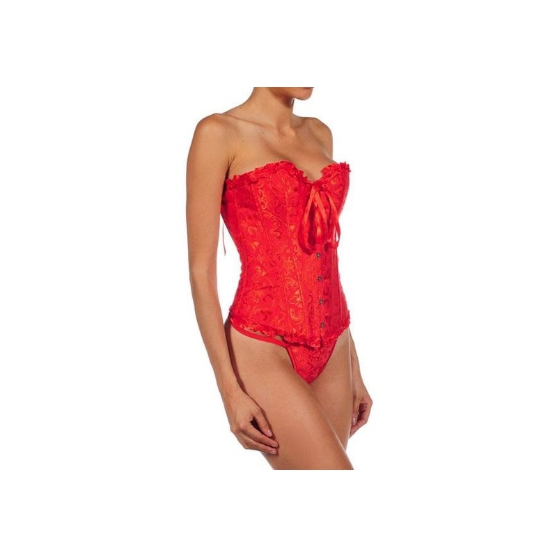 INTIMAX CORSET ATENEA ROJO