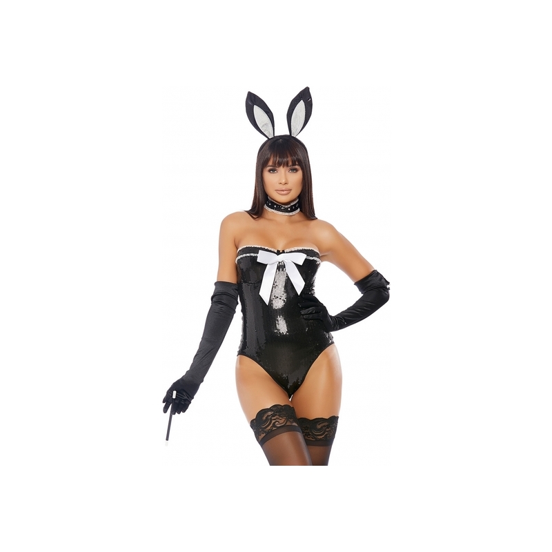 DISFRAZ VOILA SEXY RABBIT - NEGRO