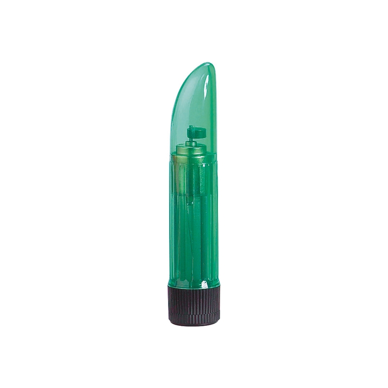 VIBRADOR DEDO DAMA TRANSPARENTE VERDE