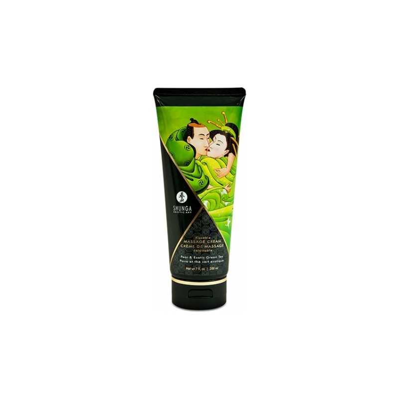 SHUNGA CREMA MASAJE PERAS CON TE EXOTICO VERDE 200 ML