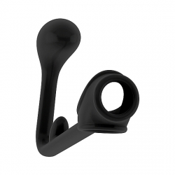 SONO N. 3 PLUG ANAL CON ANILLO PARA EL PENE NEGRO