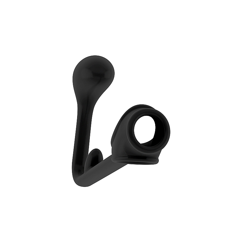 SONO N. 3 PLUG ANAL CON ANILLO PARA EL PENE NEGRO