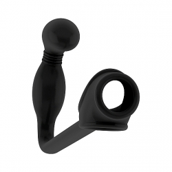 SONO N. 2 PLUG ANAL CON ANILLO PARA EL PENE NEGRO