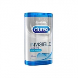 DUREX INVISIBLE EXTRA FINO 12 UDS