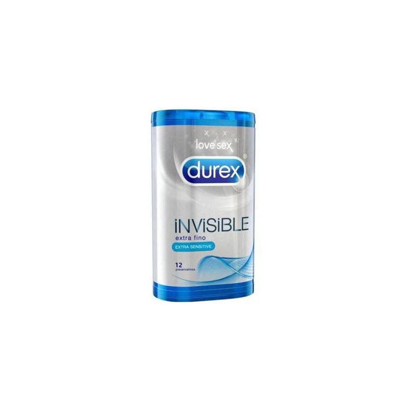 DUREX INVISIBLE EXTRA FINO 12 UDS