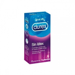 DUREX PRESERVATIVOS SIN LATEX 12 UDS