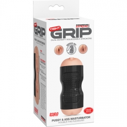 PDX TIGHT GRIP MASTURBADOR MASCULINO VAGINA / ANO NEGRO