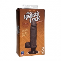 THE REALISTIC COCK UR3 PENE REALISTICO CON VIBRADOR 20 CM NEGRO