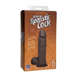 THE REALISTIC COCK UR3 PENE REALISTICO 15 CM NEGRO