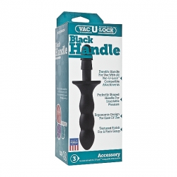 VAC-U-LOCK PLUG ANAL BLACK HANDLE