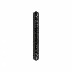 JR VEINED PENE DOBLE 30 CM NEGRO