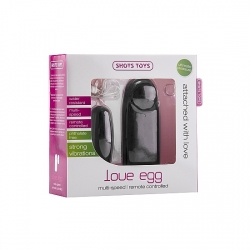 LOVE EGG - HUEVO VIBRADOR NEGRO