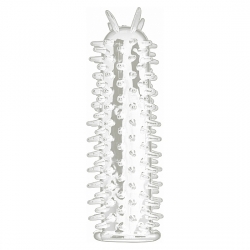 SPIKY FUNDA PENE TRANSPARENTE