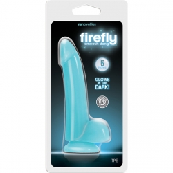 FIREFLY GLOWING DONG 5" BLUE