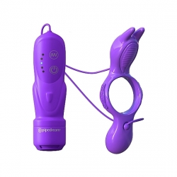 HIS AND HERS ULTIMATE RABBIT ANILLO VIBRADOR MORADO