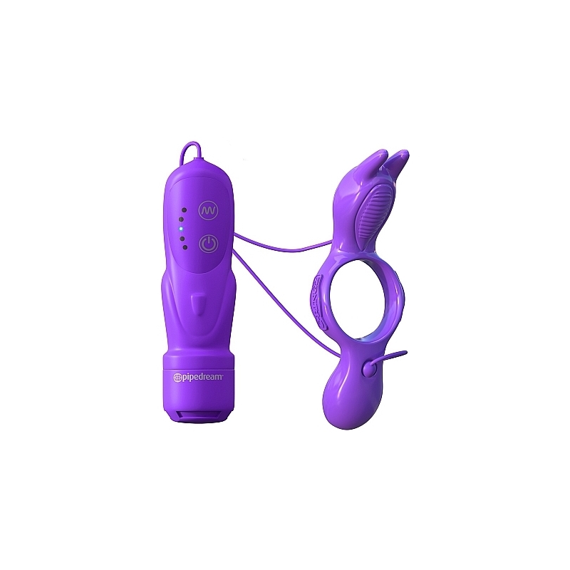 HIS AND HERS ULTIMATE RABBIT ANILLO VIBRADOR MORADO