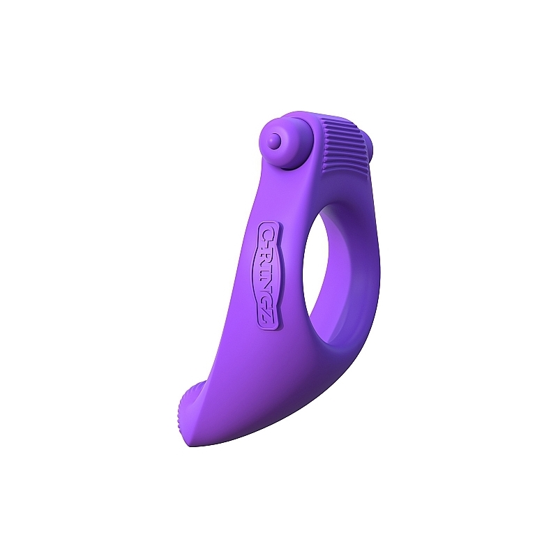 ANILLO VIBRADOR DE SILICONA TAINT ALIZER MORADO