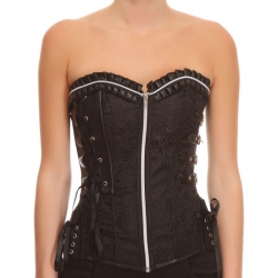 CORSET PIECES NEGRO