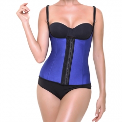 CORSET LATEX SHAPE AZUL