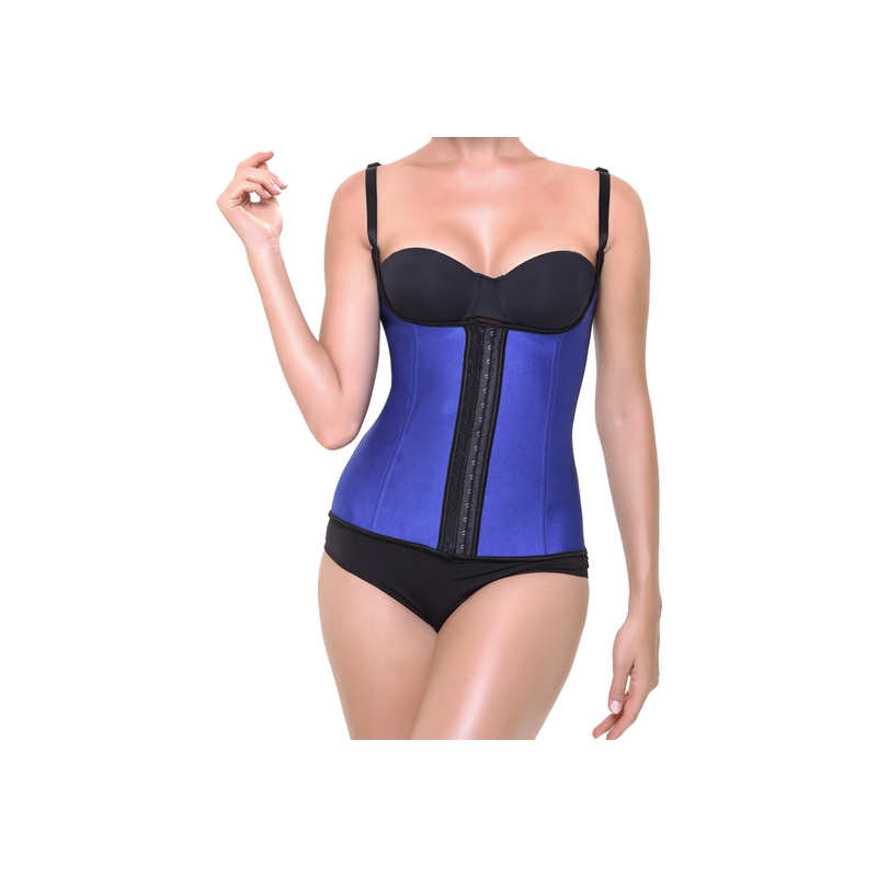 CORSET LATEX SHAPE AZUL