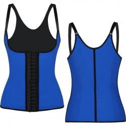 CORSET LATEX SHAPE AZUL