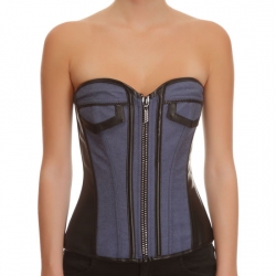 CORSET JEANS NEGRO