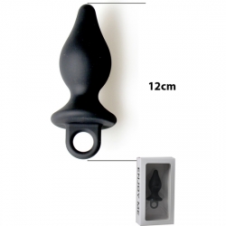 PLUG ANAL CON ANILLA TOY 029 NEGRO