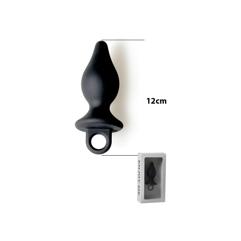 PLUG ANAL CON ANILLA TOY 029 NEGRO