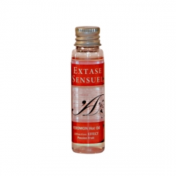 EXTASE SENSUEL ACEITE DE MASAJE CALOR FEROMONAS FRUTA DE LA PASION 30 ML