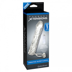 FUNDA DE EXTENSIÓN PARA EL PENE CON VIBRACIÓN