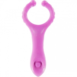 ANILLO PENE CON ESTIMULADOR DE CLITORIS LILA